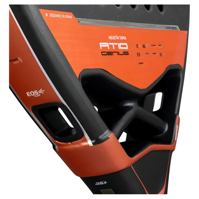 Pala Nox At10 Genius Attack 12k Agustin Tapia Naranja