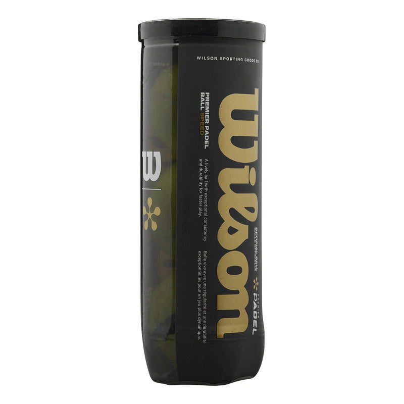 Bote De 3 Pelotas Padel Premier Speed Wilson Verde