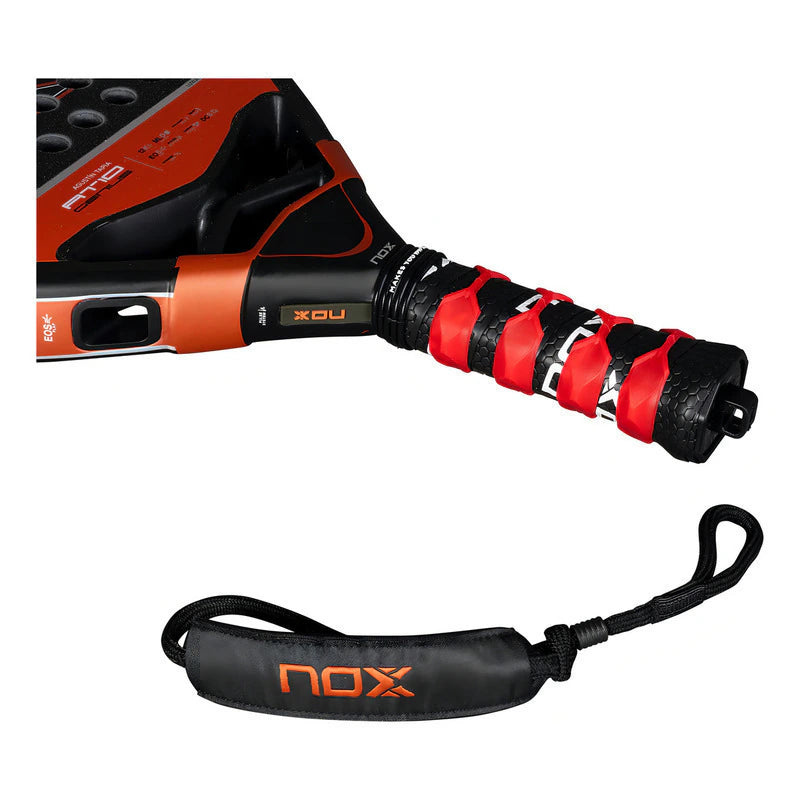 Pala Nox At10 Genius Attack 12k Agustin Tapia Naranja