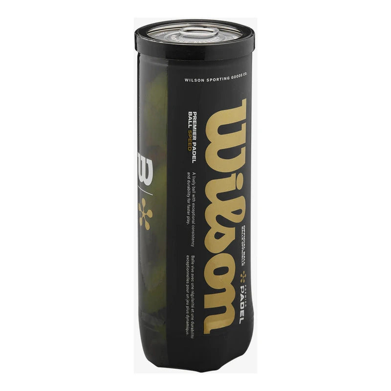 Bote De 3 Pelotas Padel Premier Speed Wilson Verde