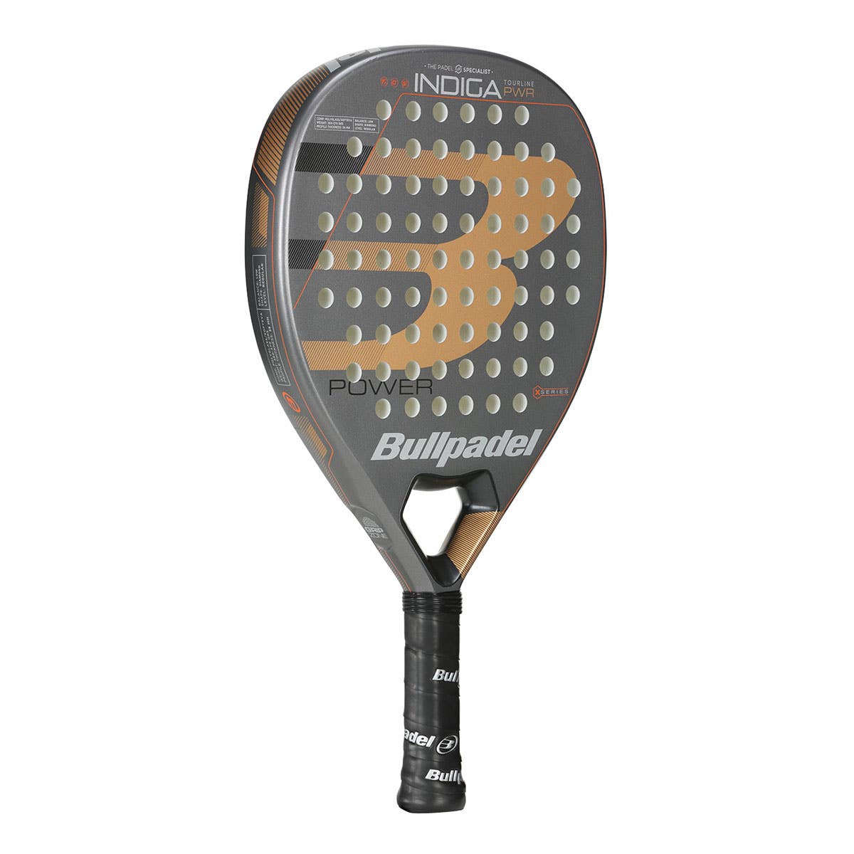 Pala Padel Bullpadel Indiga Pwr Grey