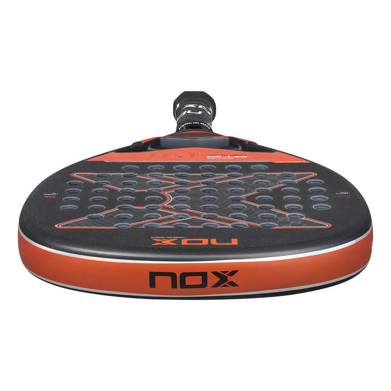 Pala Nox At10 Genius Attack 12k Agustin Tapia Naranja