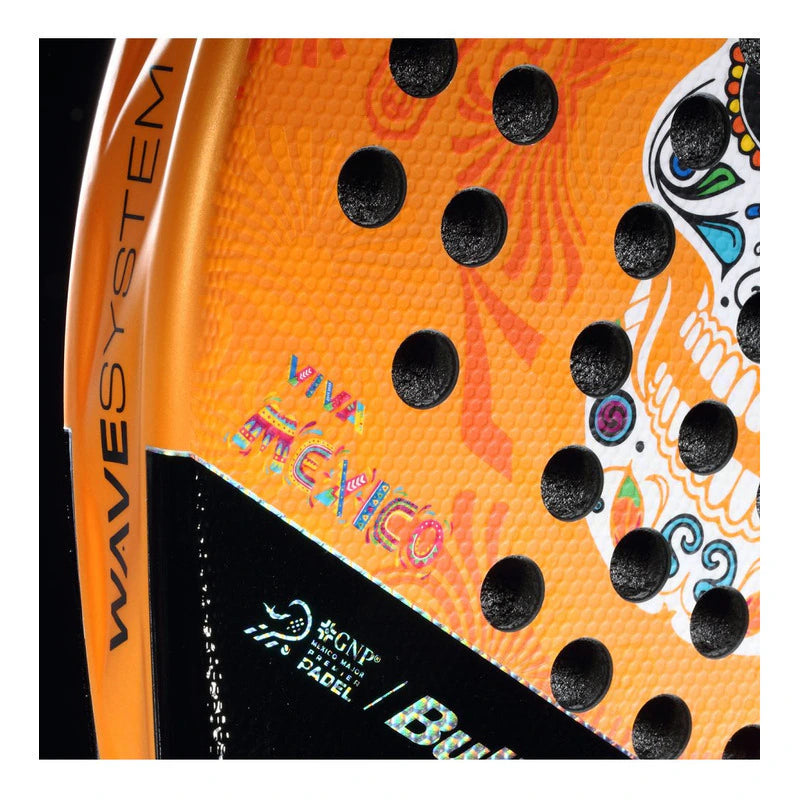 Pala de Padel Bullpadel Neuron Chingotto Mexico Ltd Naranja Claro