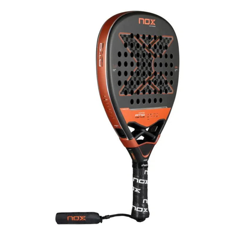 Pala Nox At10 Genius Attack 12k Agustin Tapia Naranja