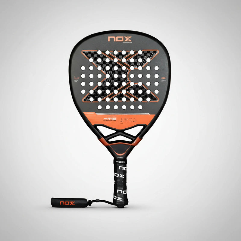 Pala Nox At10 Genius Attack 12k Agustin Tapia Naranja