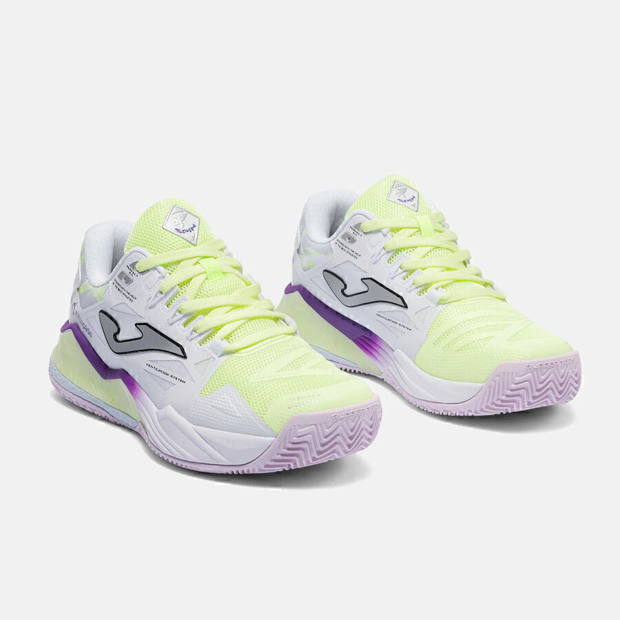 Tenis de Padel Joma Spin Lady 2628 Amarillo