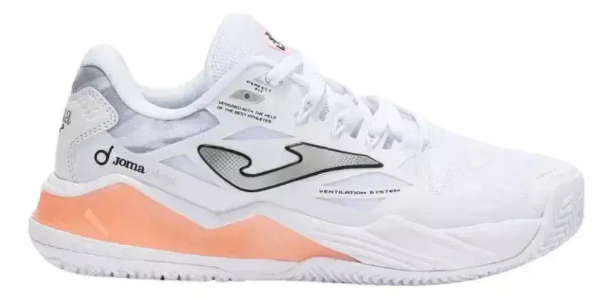 Tenis de Padel Joma Spin Lady 2502 Blanco