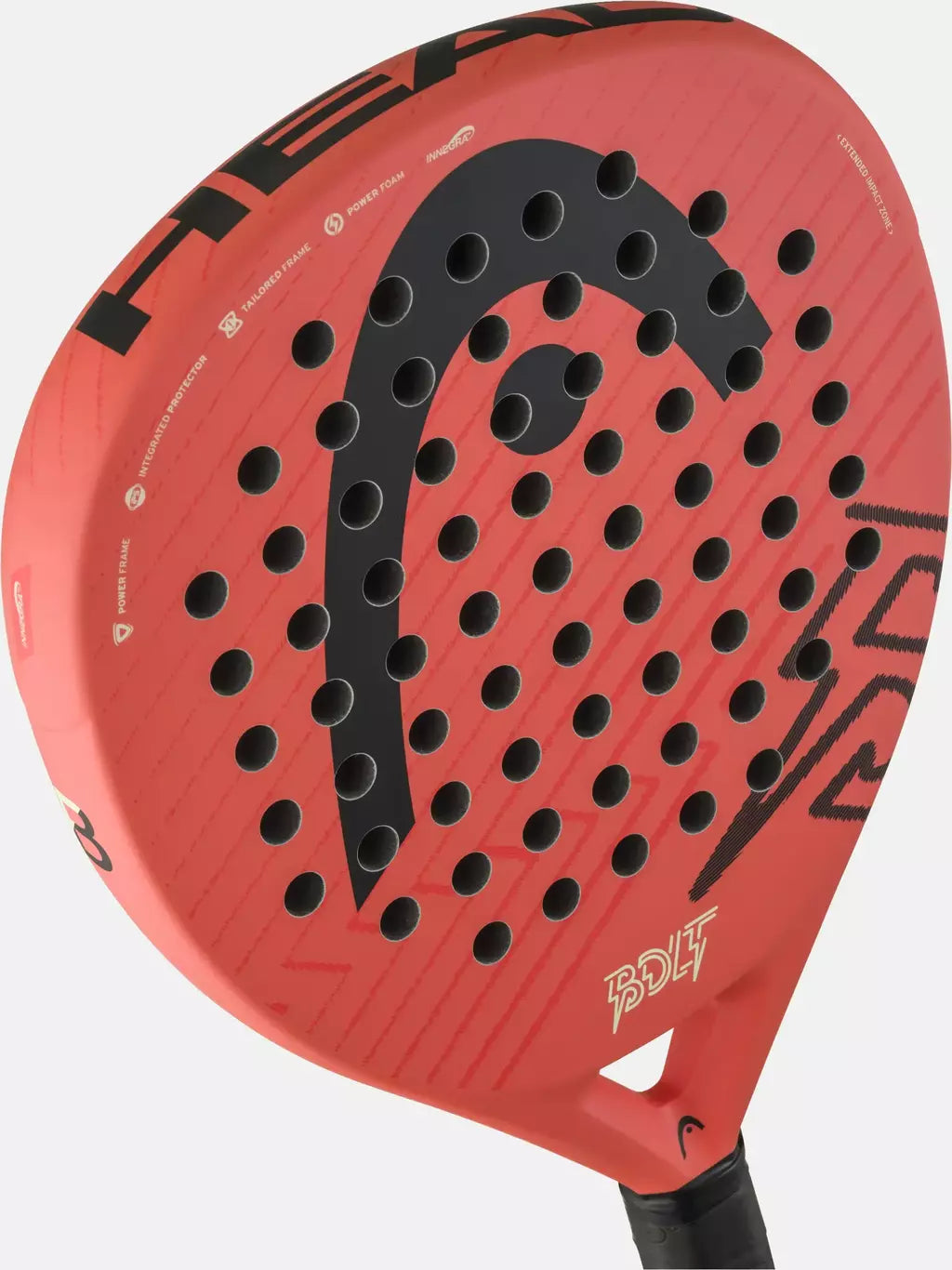 Pala Head Bolt Rojo Negro 2026