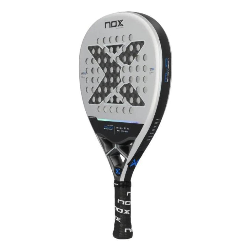Pala de Padel Nox Ml10 Shotgun Luxury 12k Series Ex Gris