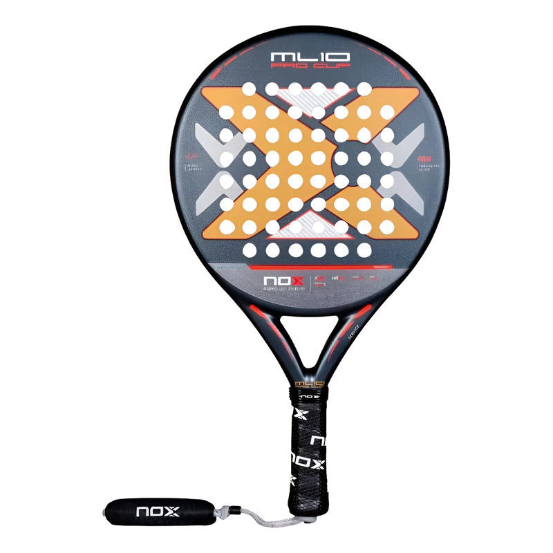 Pala de Padel Nox Ml10 Pro Cup Rough By Miguel Lamperti 2025 Gris Oscuro