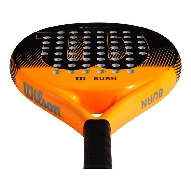 Pala de Padel Burn Team Wilson Color Naranja/negro