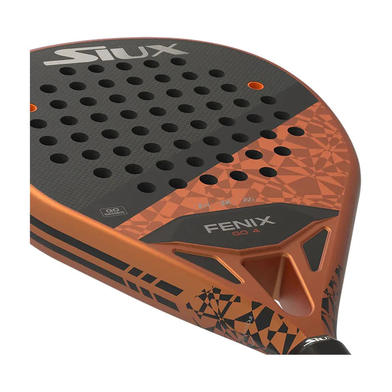 Pala de Padel Siux Fenix Go 4 Carbono 3k Naranja