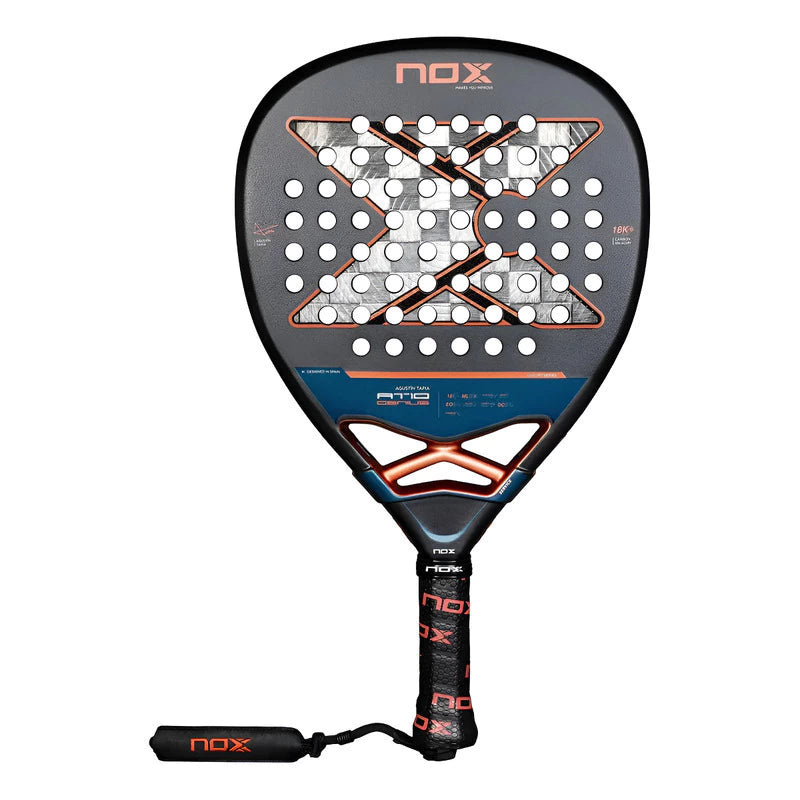 Pala de Padel Nox At10 Attack 18k 2025 Color Gris Oscuro