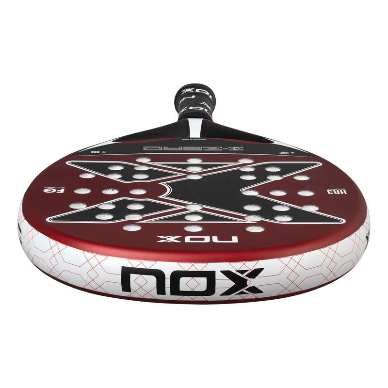 Pala de Padel Nox X-zero Roja Fibra De Vidrio 3k Rojo