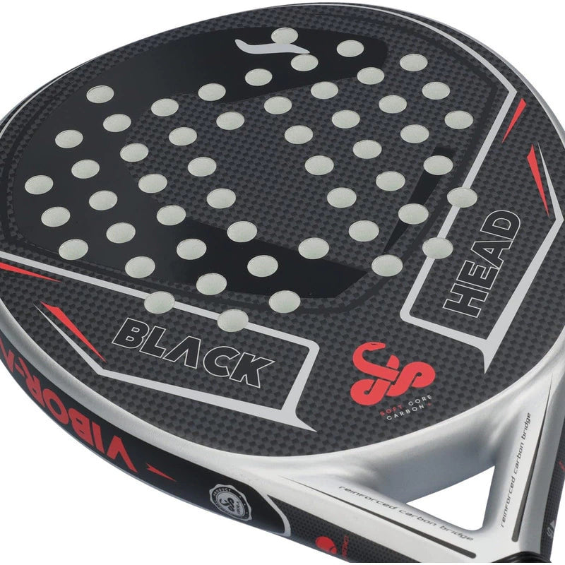 Pala de Padel Vibora Black Head 2024 Carbono Gris Oscuro