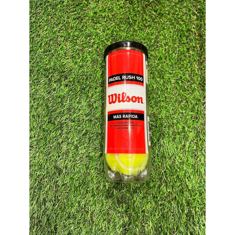 Pala Padel Wilson Optix Xp Incluye Pelotas Padel Rush Rojo