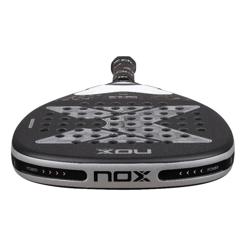 Pala de Padel Nox At10 Genius Attack 18k 2026 Agustin Tapia Negro