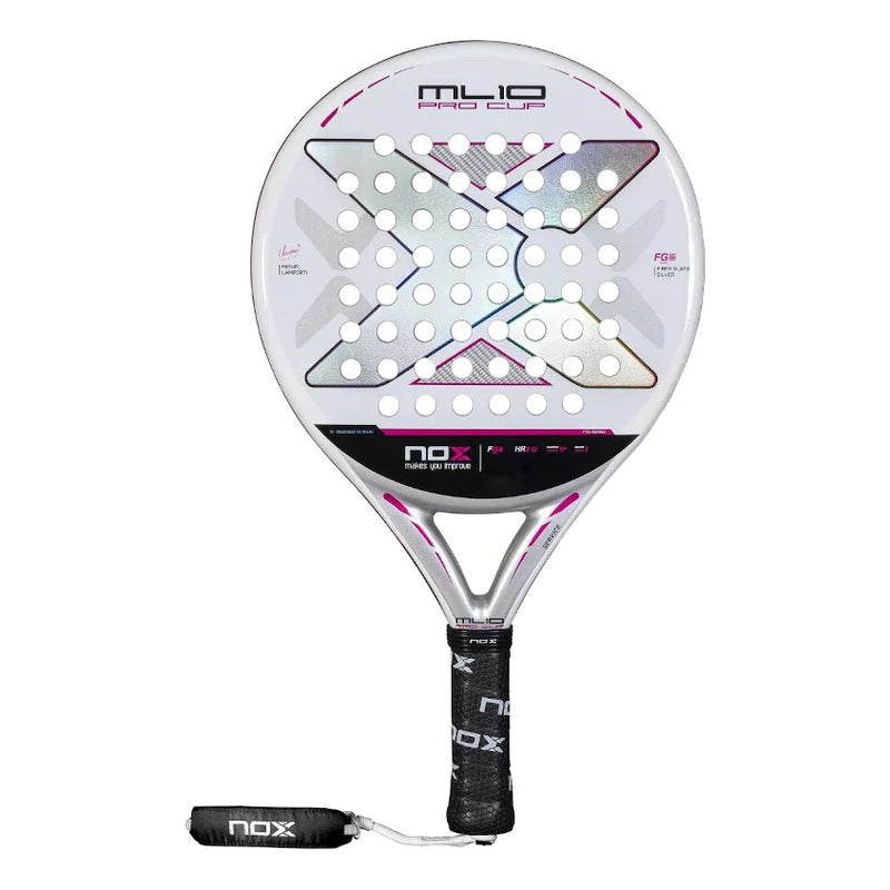 Pala de Padel Nox Ml 10 Pro Cup Silver By Miguel Lamperti 2025 Blanco