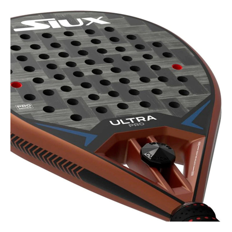 Paleta Pádel Control Siux Ultra Pro 2024 Carbono Redonda Marrón