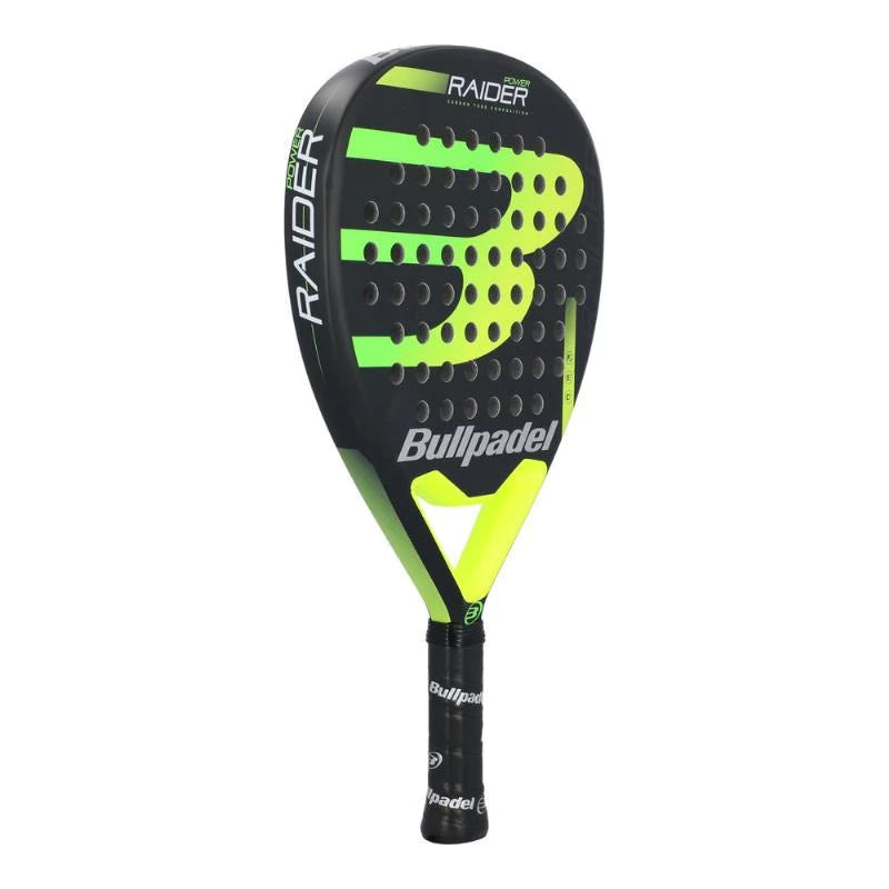 Pala de Padel Padel Bullpadel Raider Power Color Negro Verde Lima