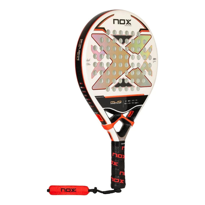 Pala Nox Ml10 Luxury Pro Cup 2024 + Funda+ Overgrip Color Blanco
