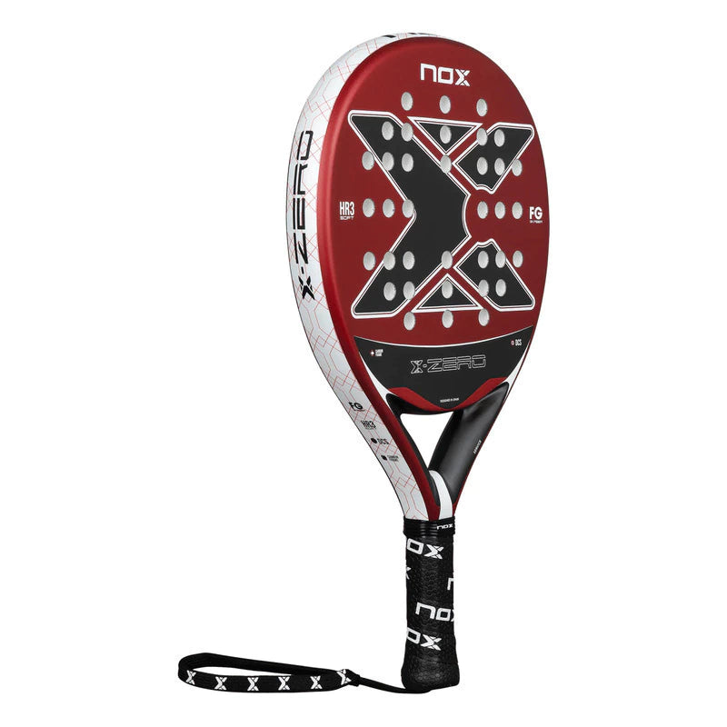 Pala de Padel Nox X-zero Roja Fibra De Vidrio 3k Rojo