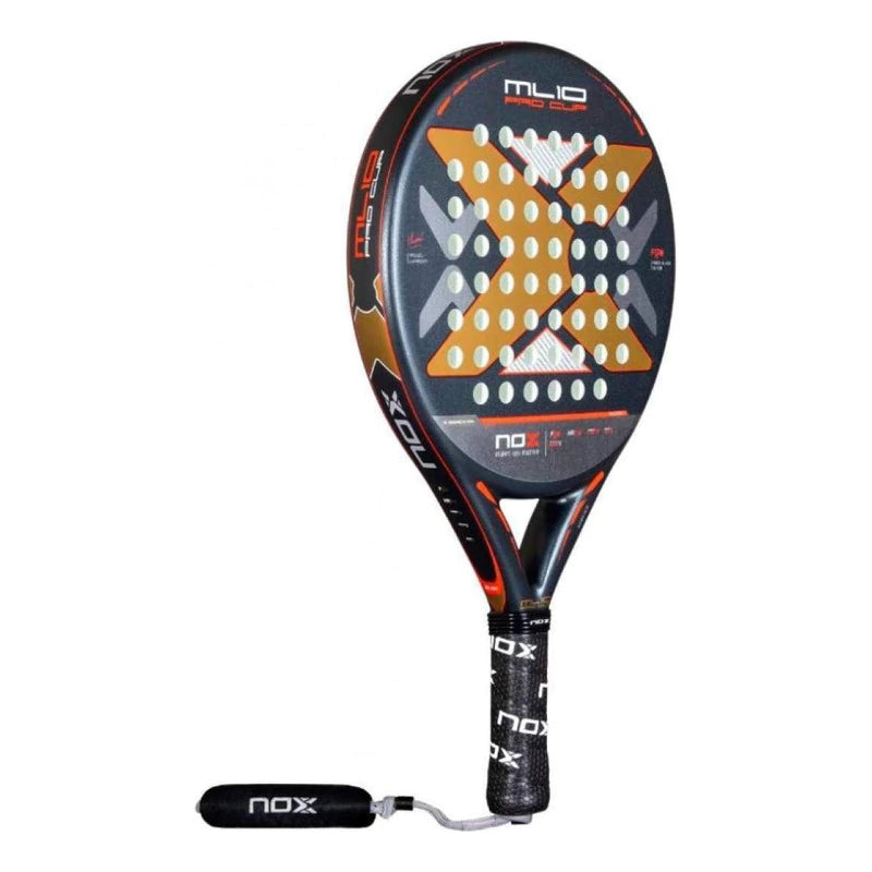 Pala de Padel Nox Ml10 Pro Cup Rough By Miguel Lamperti 2025 Gris Oscuro