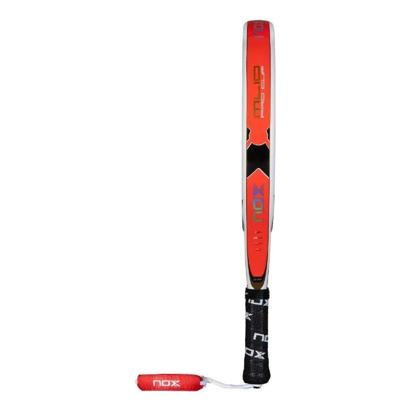 Pala de Padel Nox Ml10 Pro Cup Coorp. Miguel Lamperti 2025 Blanco