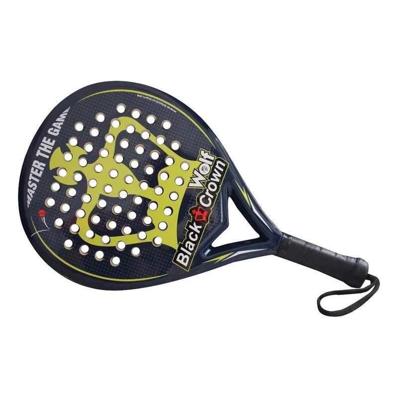 Pala Padel Black Crown Wolf Negro/verde/blanco