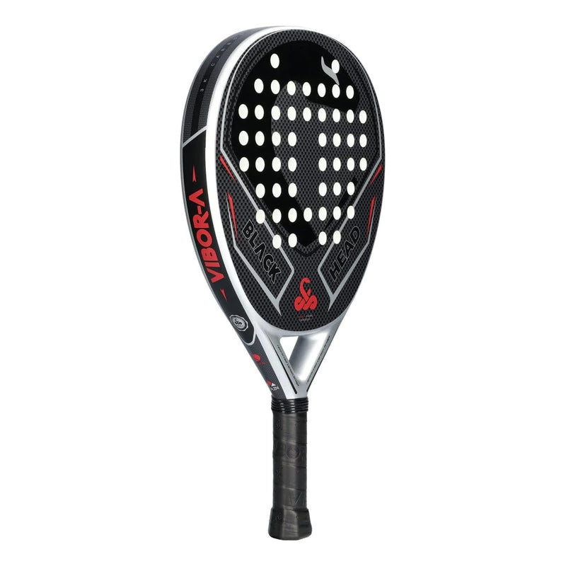 Pala de Padel Vibora Black Head 2024 Carbono Gris Oscuro