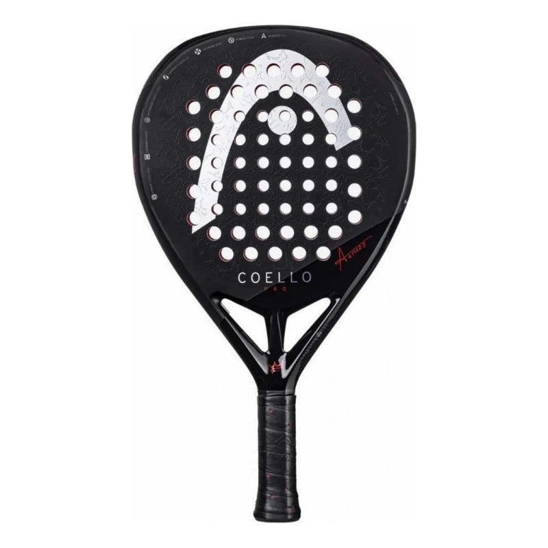 Pala De Pádel Head Coello Pro 2025 Negro Negro - Blanco