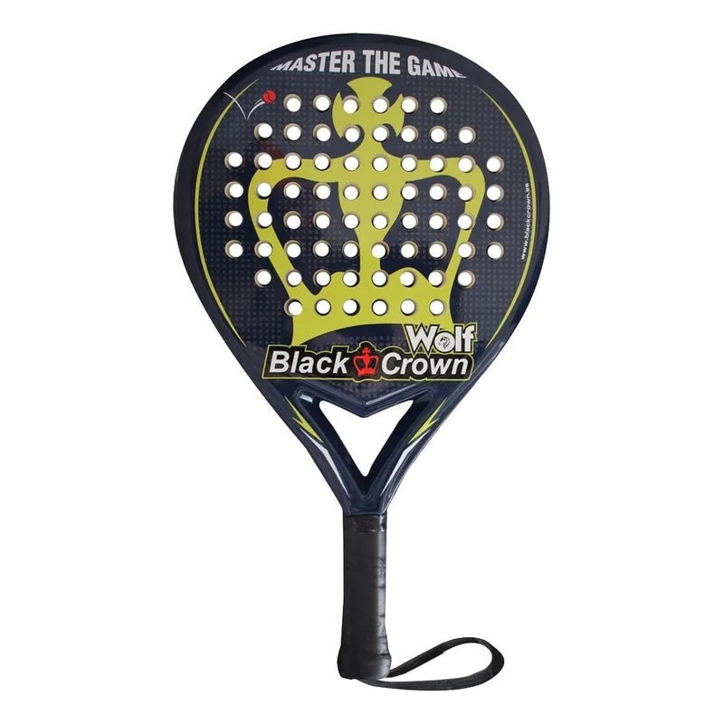 Pala Padel Black Crown Wolf Negro/verde/blanco