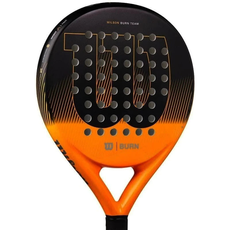 Pala de Padel Burn Team Wilson Color Naranja/negro