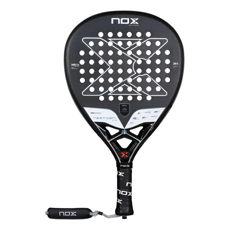 Pala de Padel Nox Nextgen Pro Attack 3k Color Negro Alto Rendimiento