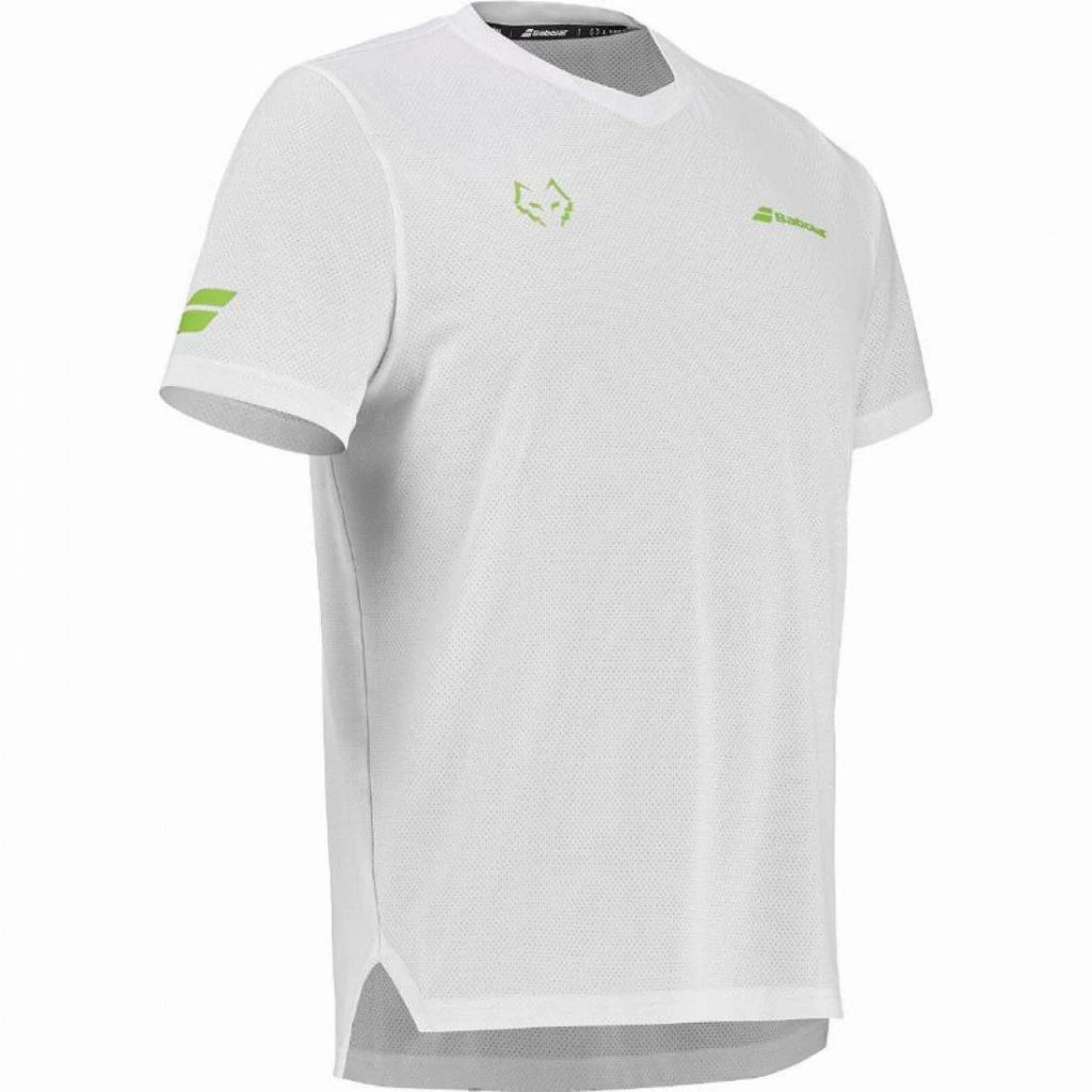 Camiseta Babolat Crew Neck Tee JL Blanco