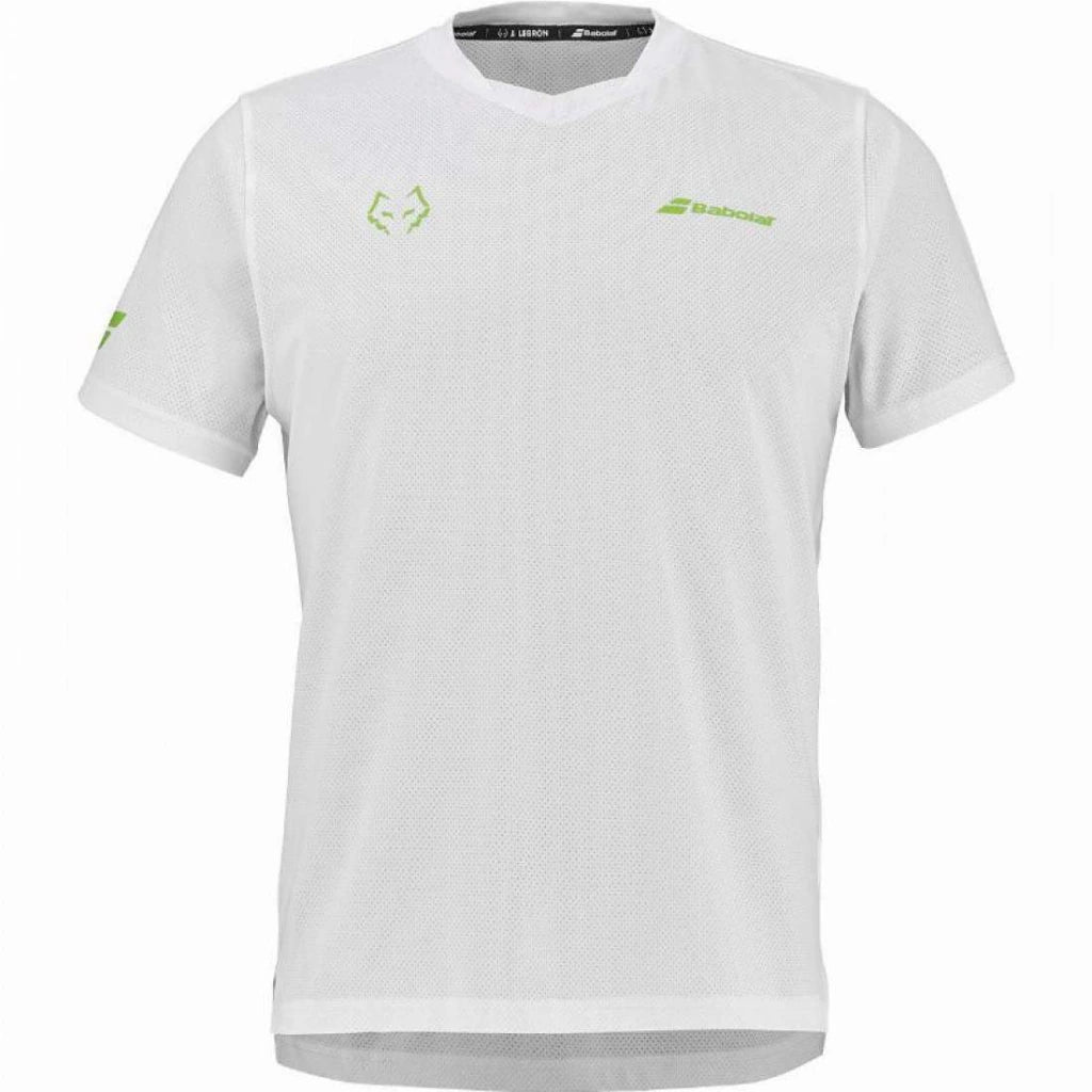 Camiseta Babolat Crew Neck Tee JL Blanco