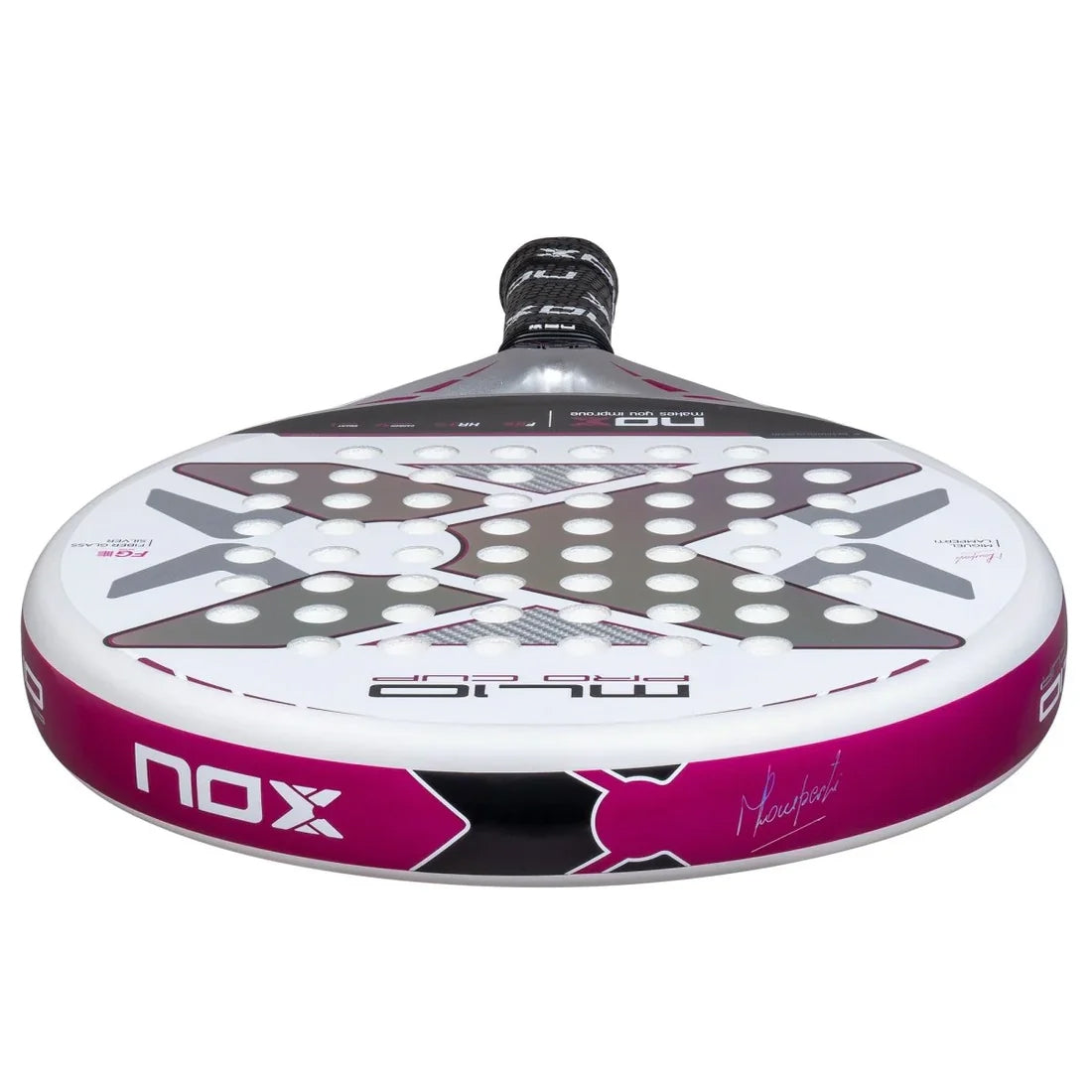 Pala Nox ML10 Pro cup Silver Miguel Lamperti