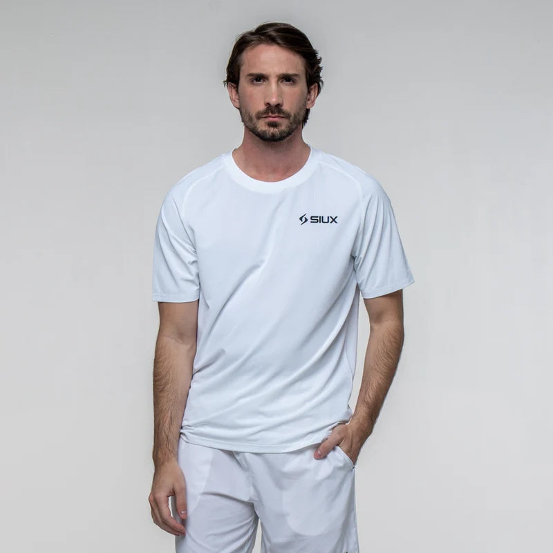 Camiseta Siux Match 26 Hombre Blanco