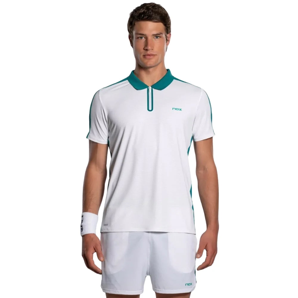 Nox POLO HOMBRE PRO WHITE/IVY GREEN 26
