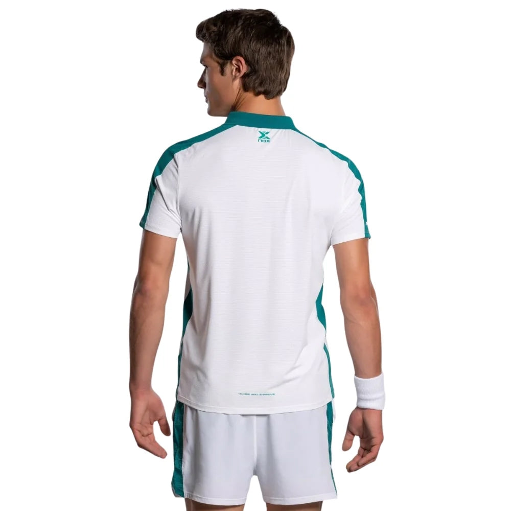 Nox POLO HOMBRE PRO WHITE/IVY GREEN 26