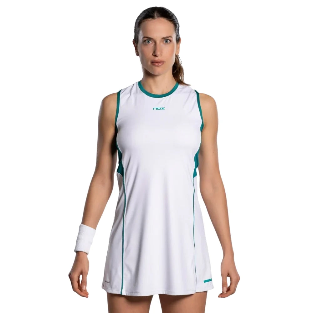 VESTIDO NOX MUJER PRO WHITE/ IVY GREEN 26