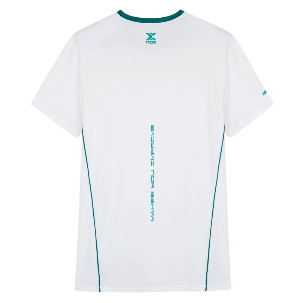 NOX CAMISETA HOMBRE PRO WHITE/IVY GREEN