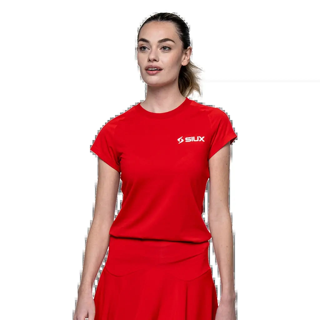 Camiseta Siux Match 26 Mujer Roja