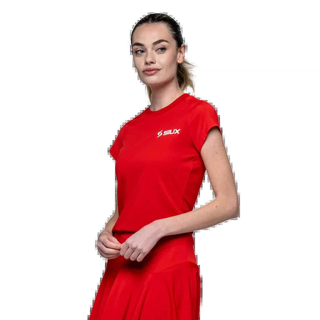 Camiseta Siux Match 26 Mujer Roja