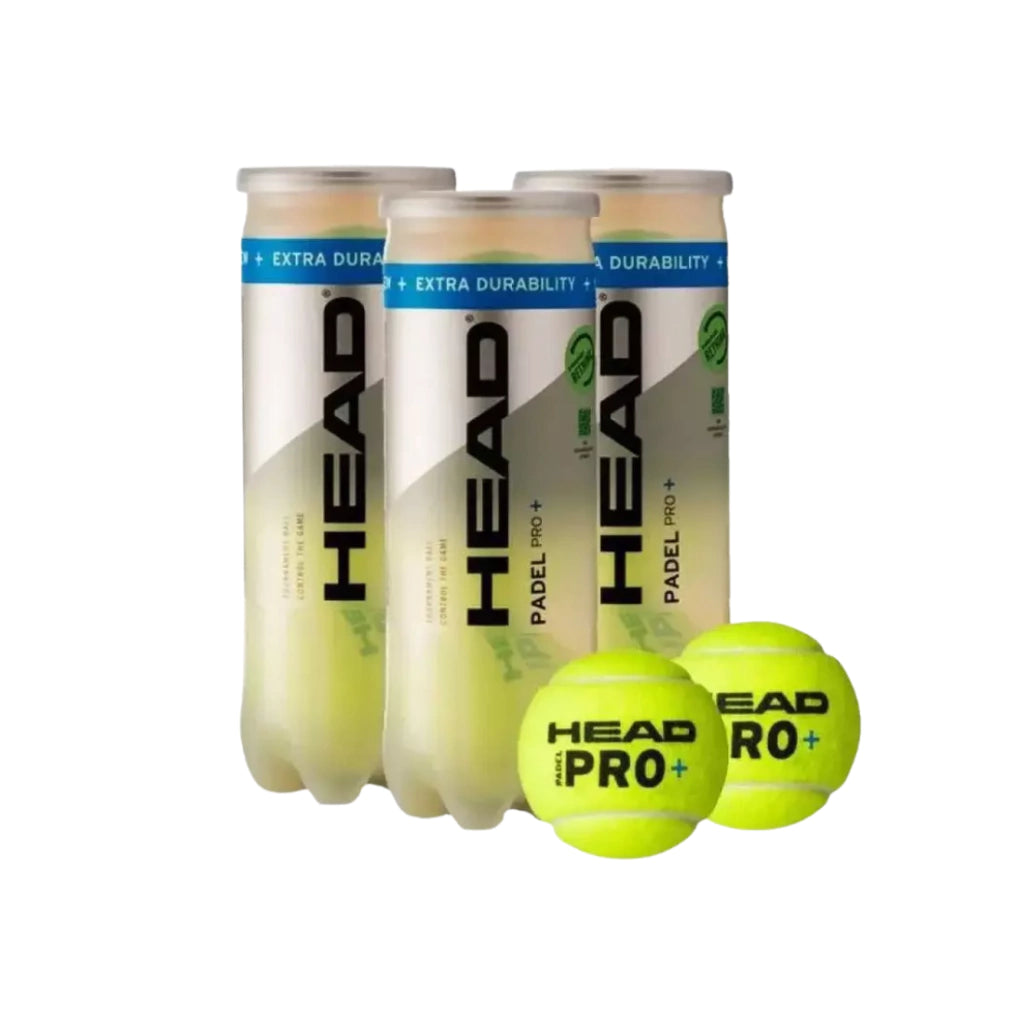 Pack de 3 Botes de Pelotas Head Padel Pro +