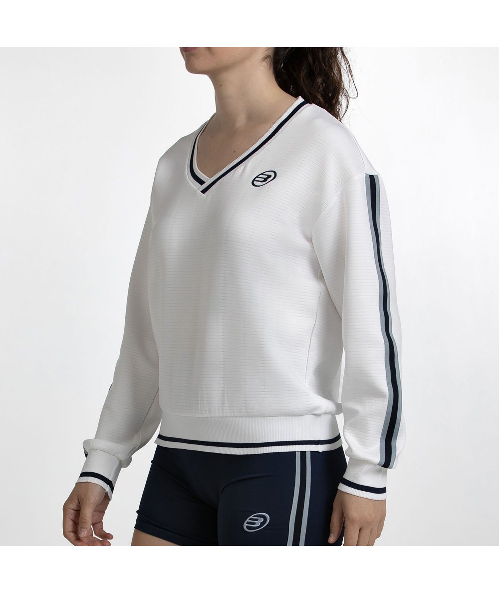 Sudadera Bullpadel Traiser Hueso