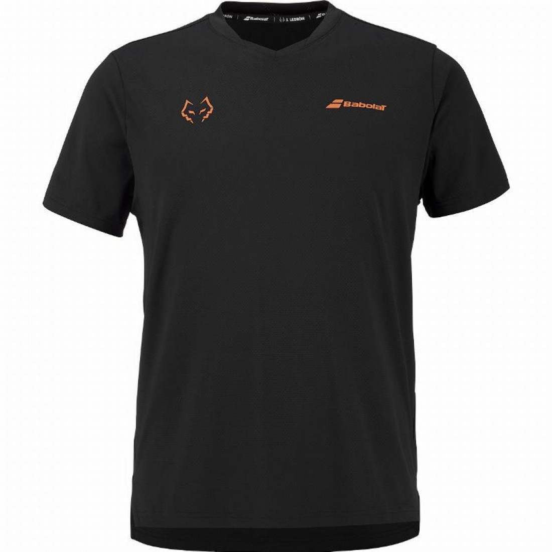 Camiseta Babolat Crew Neck Tee J. Lebron Negro