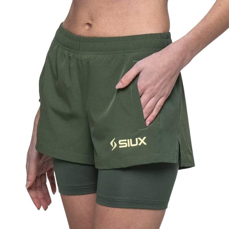 Short Siux Gareh 26 Mujer Verde
