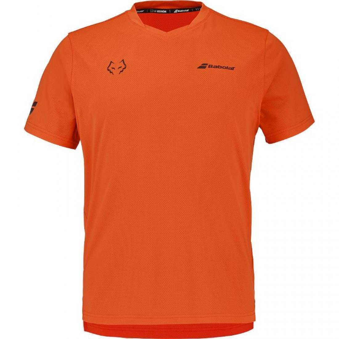 Camiseta Babolat Crew Neck Tee Lebron Naranja