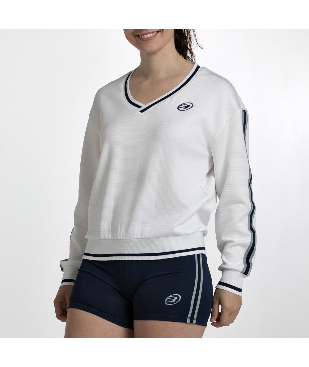 Sudadera Bullpadel Traiser Hueso